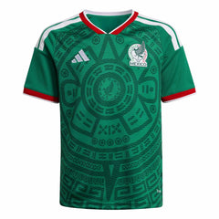 Adidas 2026 Mexico Youth Stadium Home Soccer Jersey Bold Green