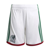 Adidas 2026 Mexico Youth Home Shorts White