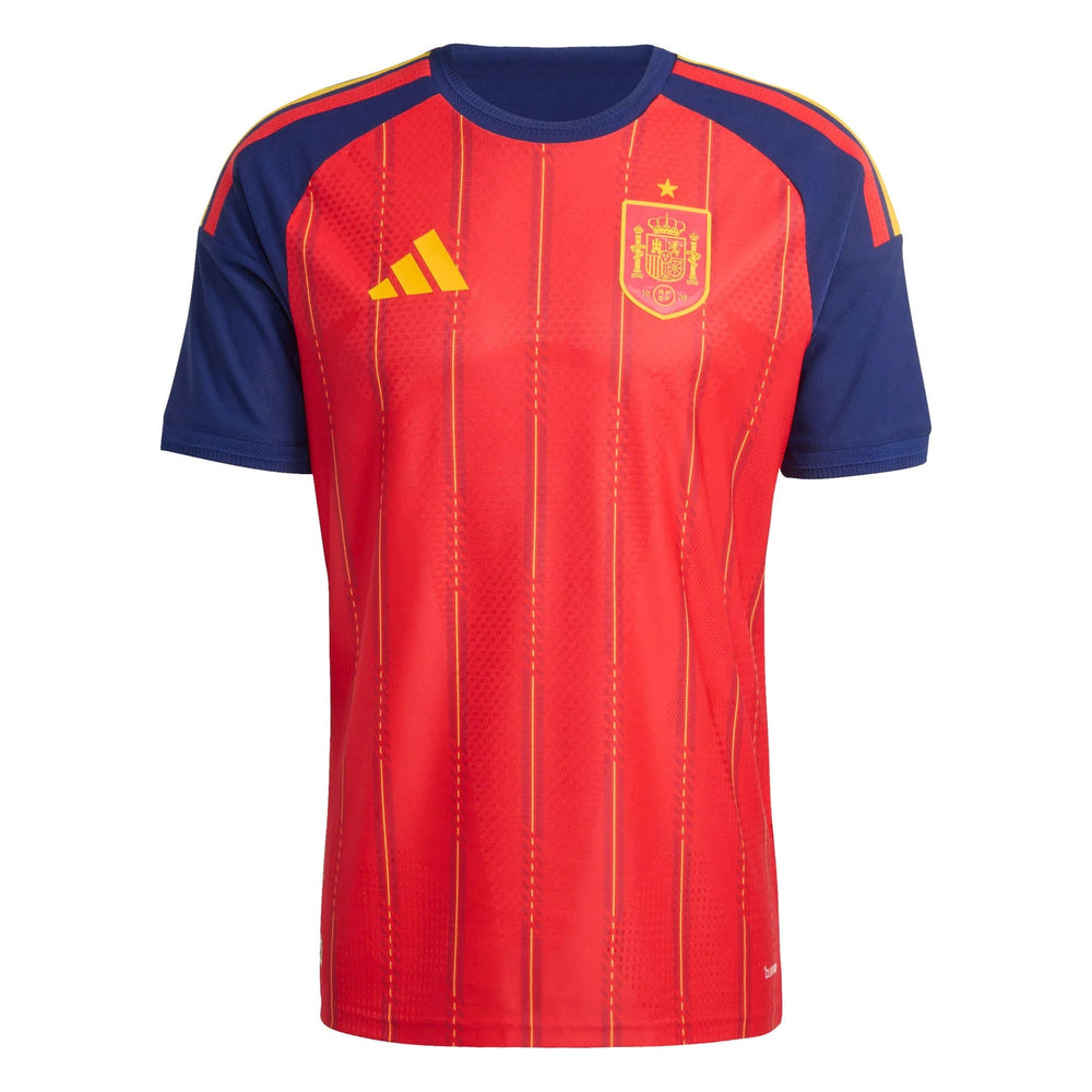 Adidas 2026 Spain Men's Authentic Home Soccer Jersey Vivid Red