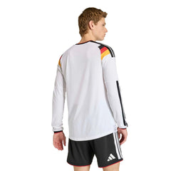 Adidas 2026 Germany Men's Authentic Home Long-Sleeve Soccer Jersey White