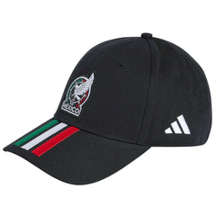 Adidas 2026 Mexico Baseball Cap 3 Stripes Black