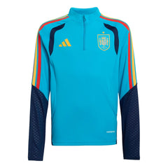 Adidas 2026 Spain Youth Tiro Training Top Bold Aqua