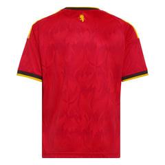 Adidas 2026 Belgium Youth Stadium Home Soccer Jersey Red / Bold Gold