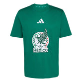 Adidas 2026 Mexico Men's DNA Graphic Tee Bold Green