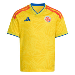 Adidas 2026 Colombia Youth Stadium Home Soccer Jersey Impact Yellow