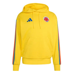 Adidas 2026 Colombia Men's DNA Fleece Hoodie Impact Yellow