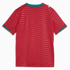 Puma 2026 Portugal Youth Stadium Home Soccer Jersey Club Red-Green Lagoon
