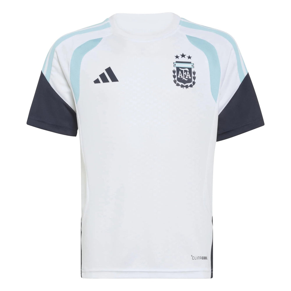 Adidas 2026 Argentina Youth Training Soccer Jersey White