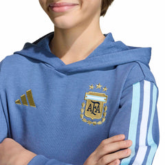 Adidas 2026 Argentina Youth DNA Hoodie Crew Blue