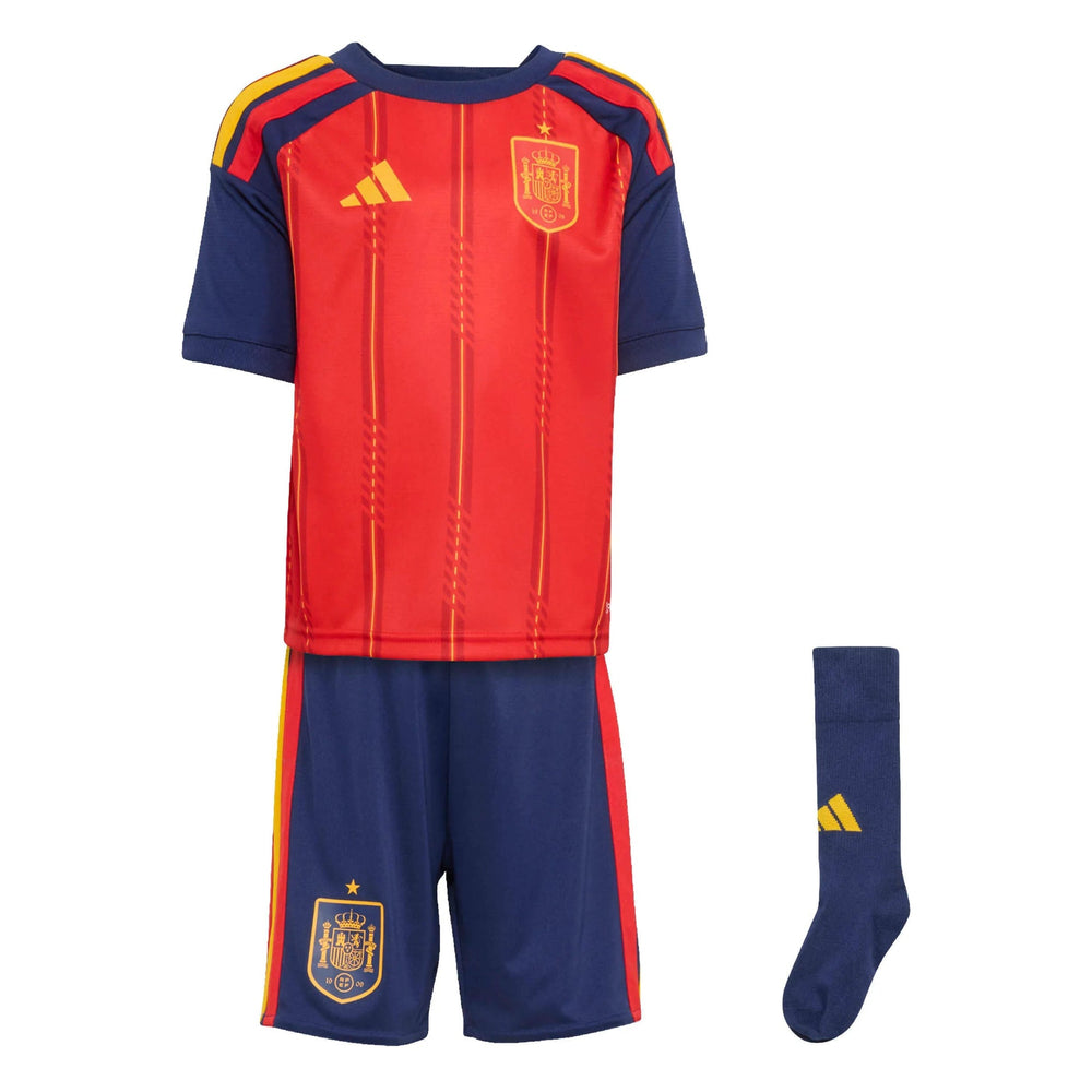 Adidas 2026 Spain Kid's Home Mini Kit Vivid Red