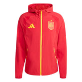 Adidas 2026 Spain Men's Tiro Travel Full Zip Windbreaker Team Power Red 2