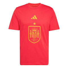 Adidas 2026 Spain Men's DNA Graphic Tee Vivid Red