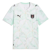 Puma 2026 Austria Men's Stadium Away Soccer Jersey Puma White-Mint Melt
