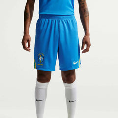 Nike 2026-27 Brazil Men's Stadium Home Shorts LT Photo Blue/Light Menta/White