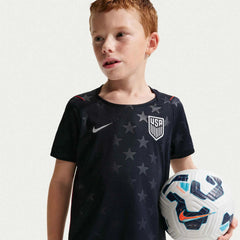 Nike 2026-27 USMNT Little Kid's Stadium Away Kit Dark Obsidian/Pure Platinum
