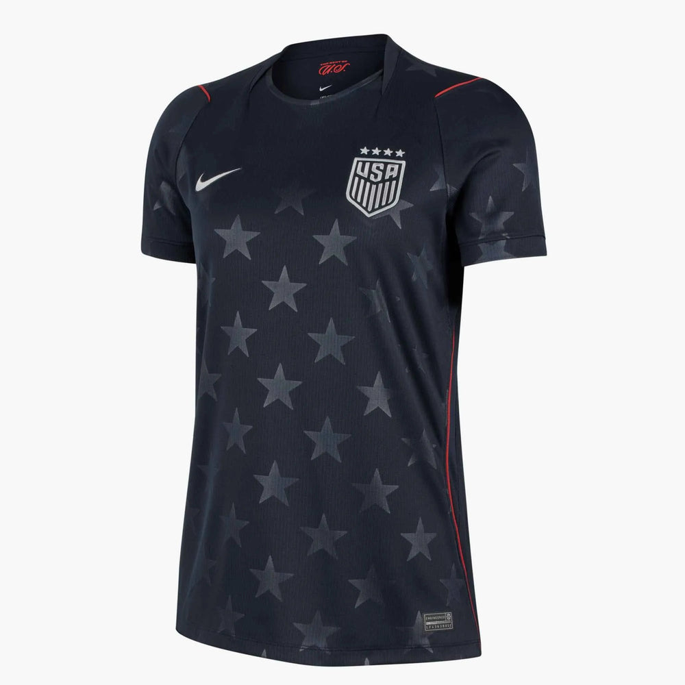 Nike 2026-27 USWNT Women's Stadium Away Soccer Jersey Dark Obsidian/Pure Platinum