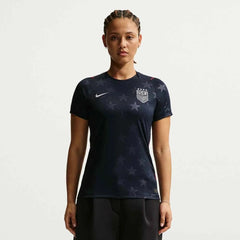Nike 2026-27 USWNT Women's Stadium Away Soccer Jersey Dark Obsidian/Pure Platinum