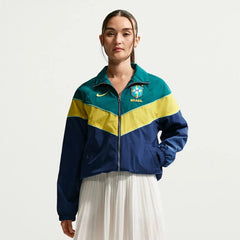 Nike 2026-27 Brazil Women's UV Woven Jacket Coastal Blue/Geode Teal/Midwest Gold/Midwest Gold