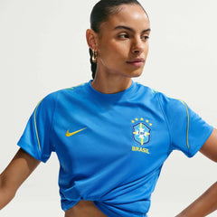Nike 2026-27 Brazil Women's Strike Top Lt Photo Blue/Light Menta/Midwest Gold