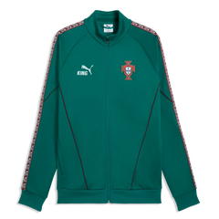 Puma 2026-27 Portugal Men's KING Anthem Jacket Green Lagoon-Ruby Shimmer