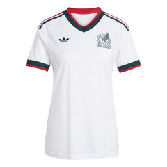 Adidas 2026 Mexico Women's Stadium Away Soccer Jersey White