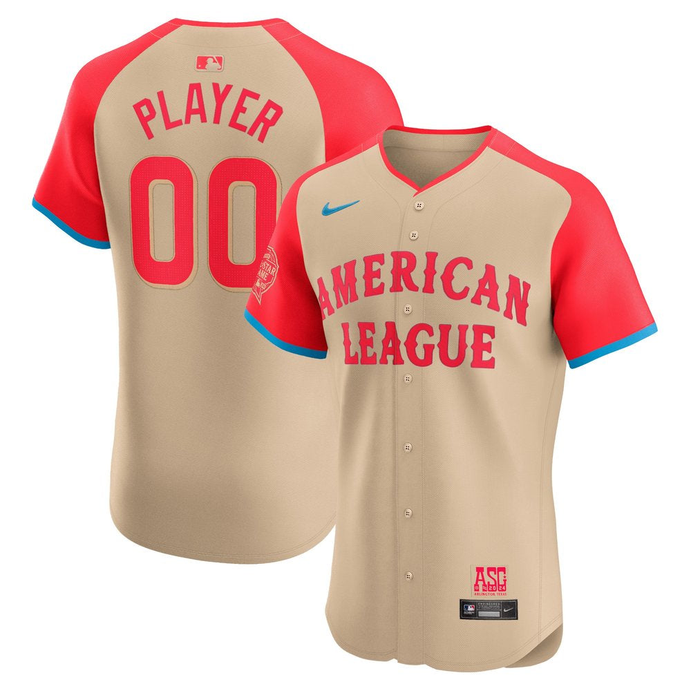 Men's American League Cream 2024 MLB All-Star Game Elite Pick-A-Player Jersey