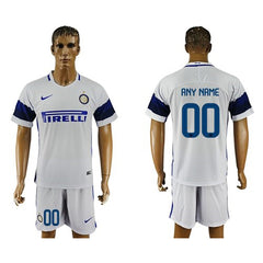 Inter Milan Personalized White Away Soccer Club Jersey