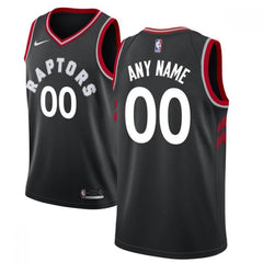 Men's Toronto Raptors Black Customized Stitched NBA Jersey