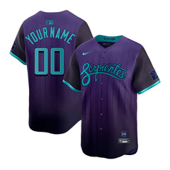 Youth Arizona Diamondbacks Customized Purple 2025 City Connect Limited Player Jersey