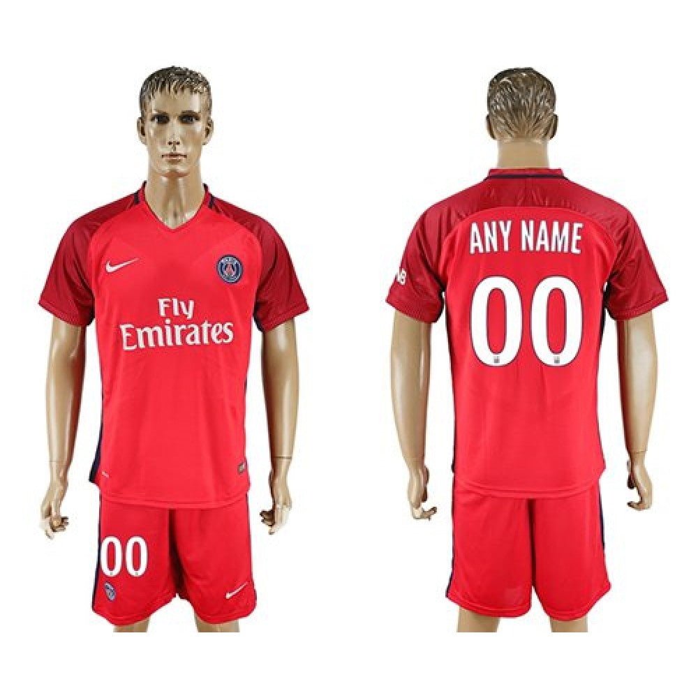 Paris Saint-Germain Personalized Red Soccer Club Jersey