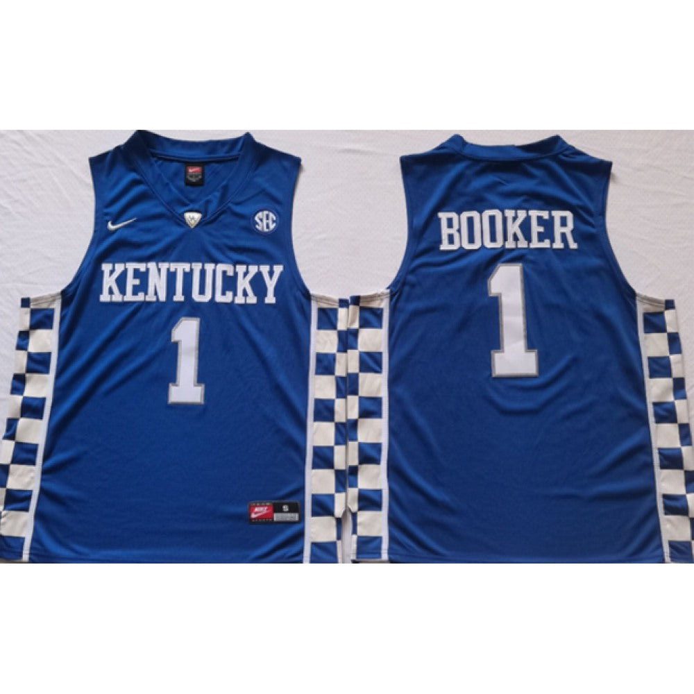 Youth Kentucky Wildcats Custom Blue Stitched Basketball Jersey
