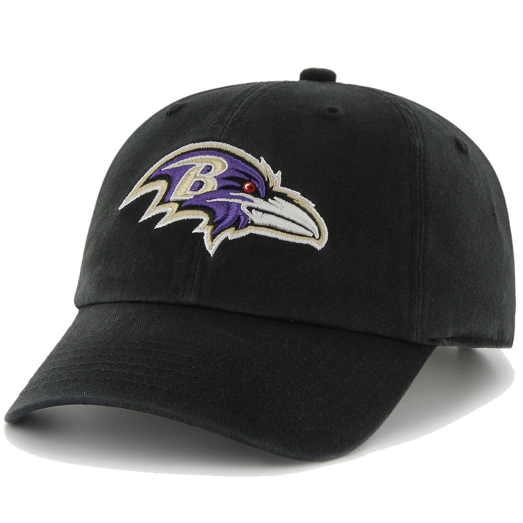 47 Brand Baltimore Ravens Clean Up Adjustable Hat Black