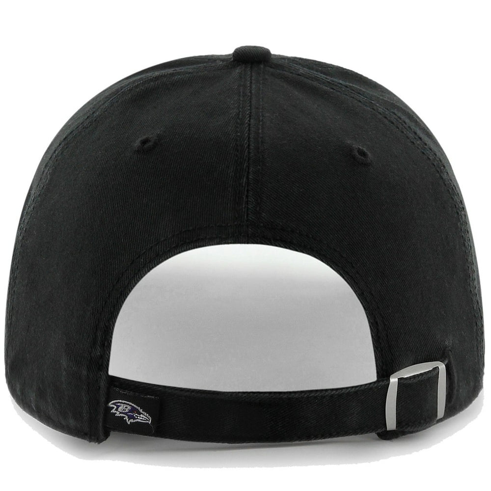 47 Brand Baltimore Ravens Clean Up Adjustable Hat Black