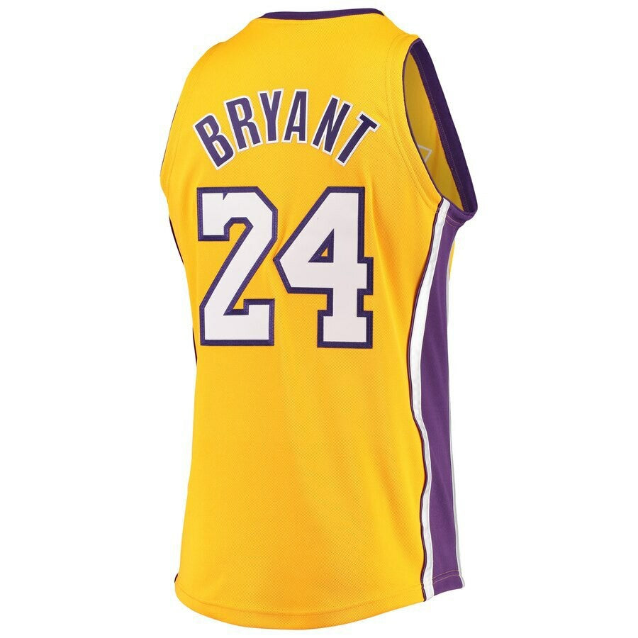 Kobe Bryant Hardwood Classics 2008-09 Authentic Jersey Gold Mens