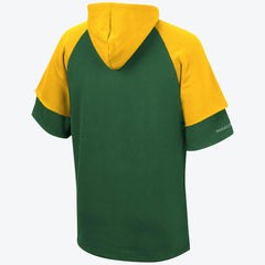 Green Bay Packers Short Sleeve Fleece Hoodie