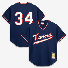 Kirby Puckett Minnesota Twins Mitchell & Ness Authentic Batting Practice Jersey - Navy Jerseys