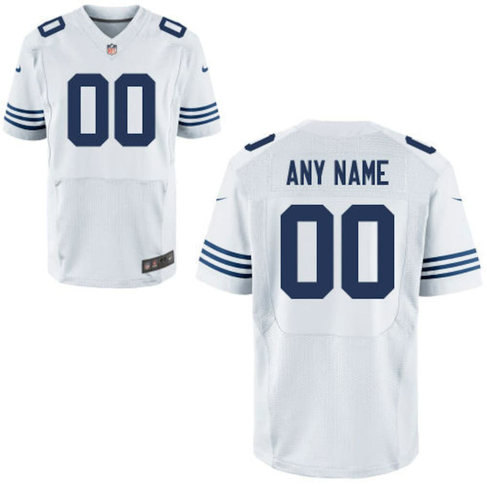 Indianapolis Colts Custom Alternate Elite Jersey White