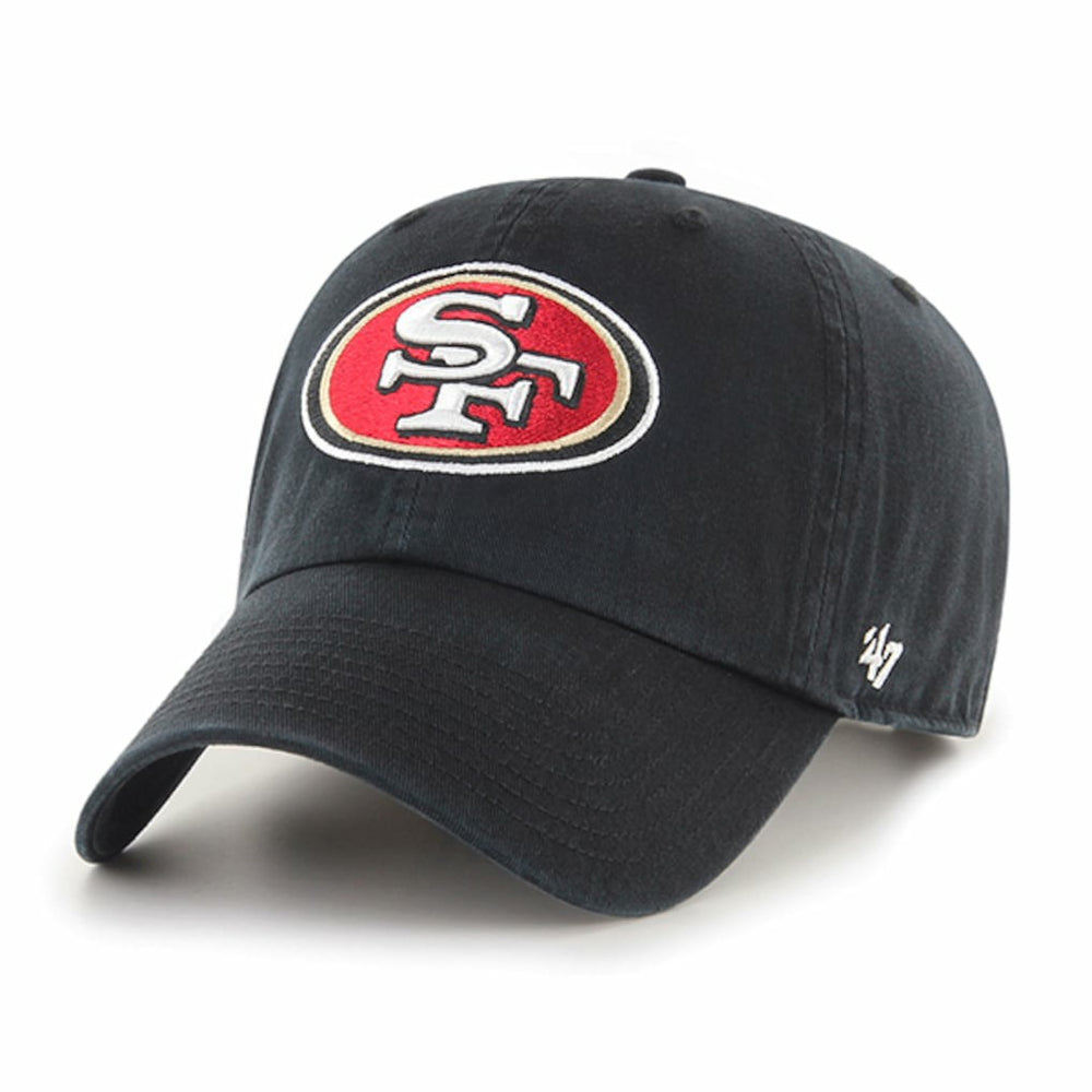 47 Brand San Francisco 49ers Cleanup Basic Adjustable Hat Black