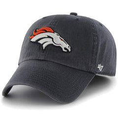 Denver Broncos '47 Brand Cleanup Adjustable Hat Navy Blue