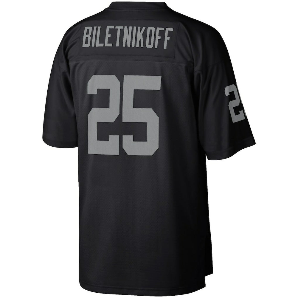 Fred Biletnikoff Las Vegas Raiders Retired Player Legacy Replica Jersey Black