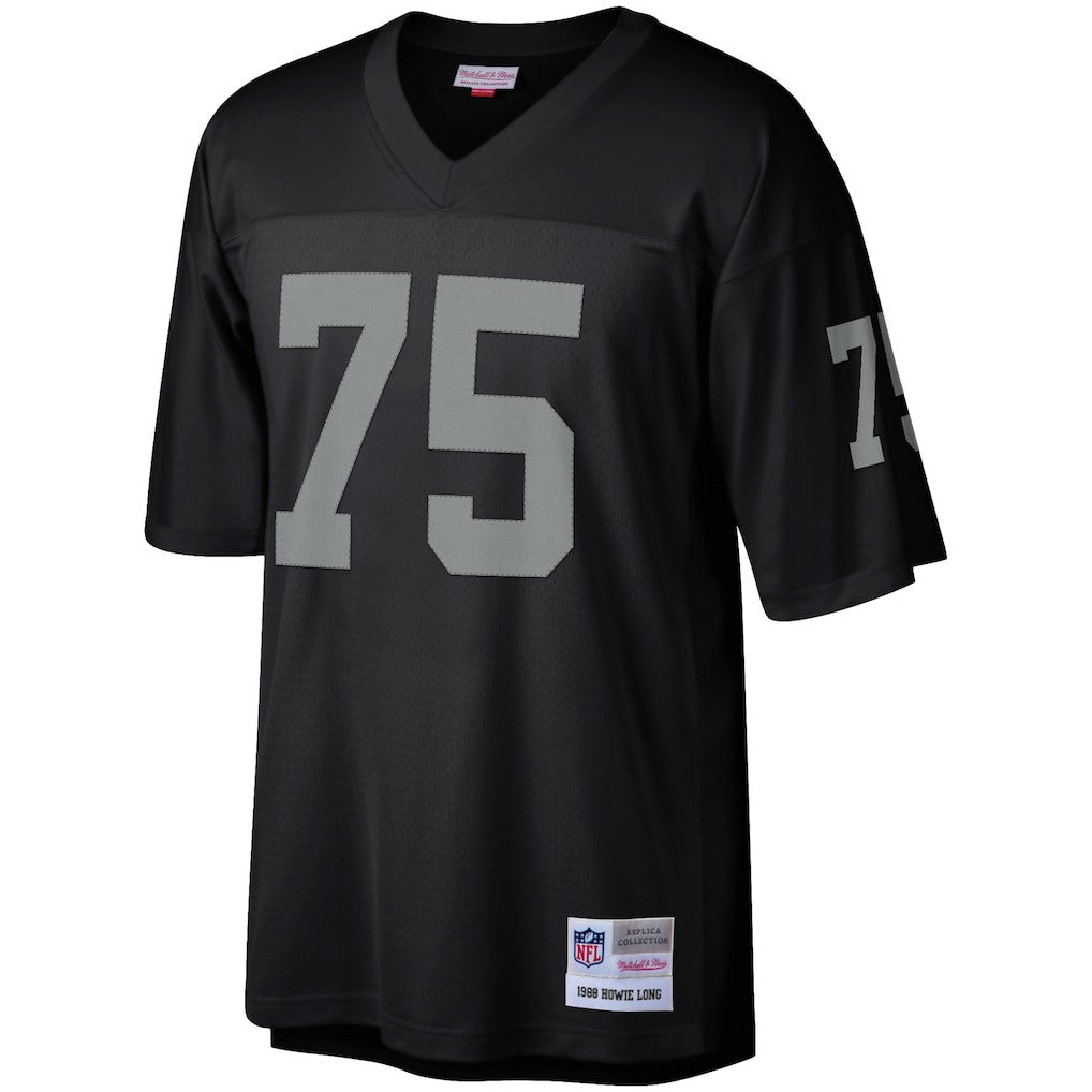 Howie Long Las Vegas Raiders Retired Player Legacy Replica Jersey Black
