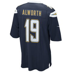 San Diego Chargers Lance Alworth Gridiron Classics Retired Player Game Jersey Navy