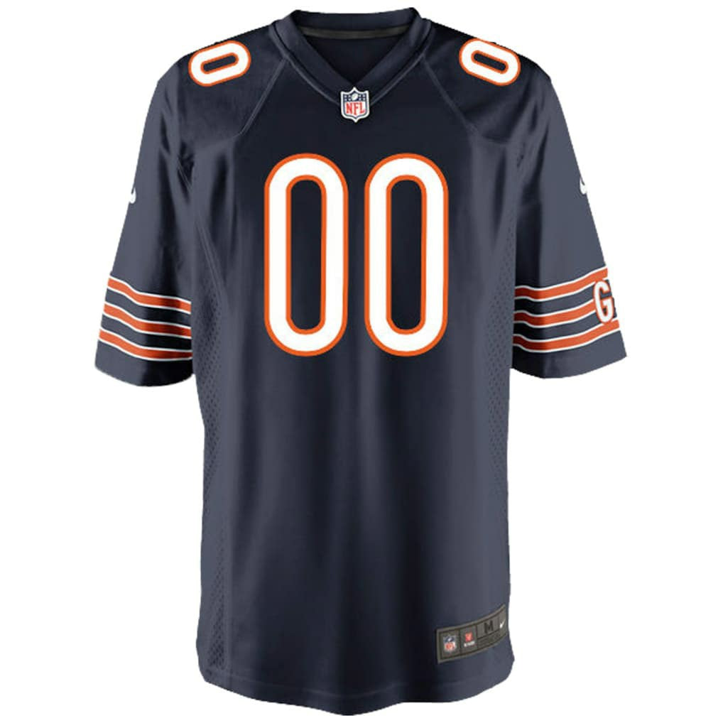 Chicago Bears Youth Custom Game Jersey Navy