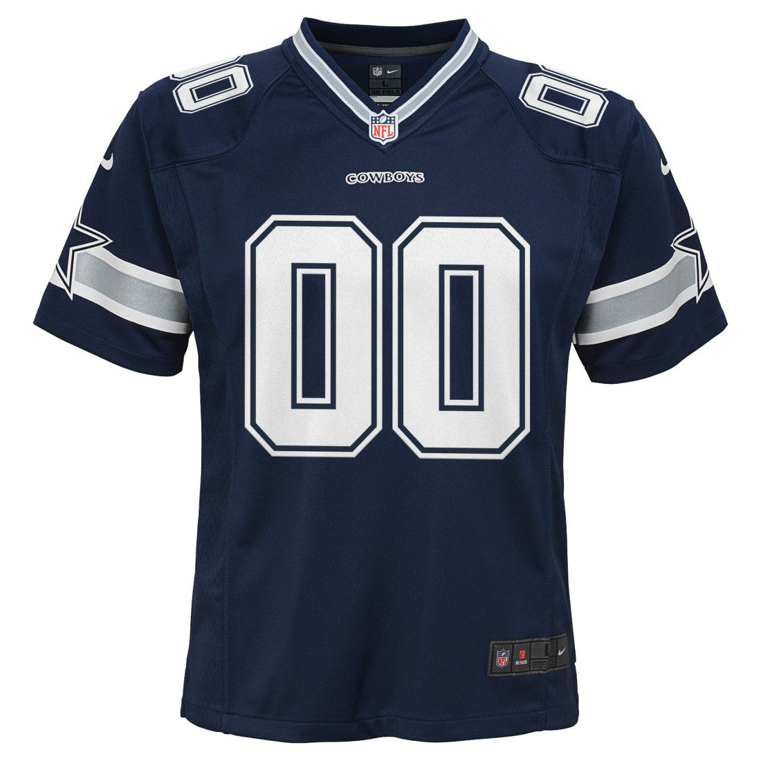 Dallas Cowboys Youth Custom Game Jersey Navy
