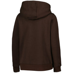 Cleveland Browns Youth Team Logo Pullover Hoodie Brown