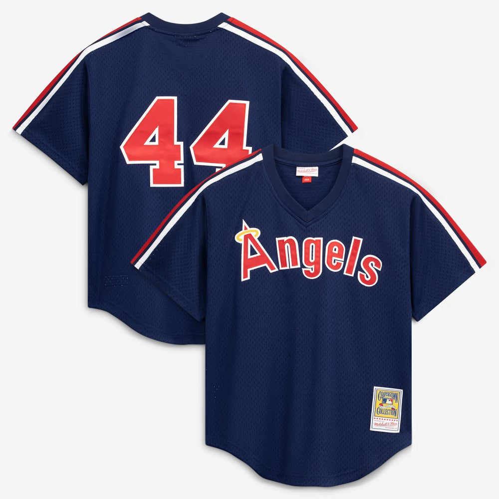 Reggie Jackson California Angels Mitchell & Ness Authentic Batting Practice Jersey - Navy Jerseys