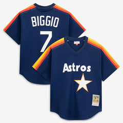 Craig Biggio Houston Astros Mitchell & Ness Authentic Batting Practice Jersey - Navy Jerseys