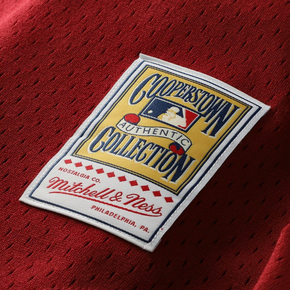 Lenny Dykstra Philadelphia Phillies Mitchell & Ness Authentic Batting Practice Jersey - Scarlet Jerseys