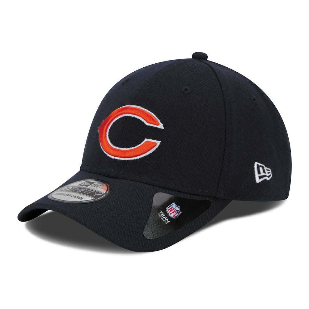 Chicago Bears New Era 39THIRTY Team Classic Flex Hat Navy Blue