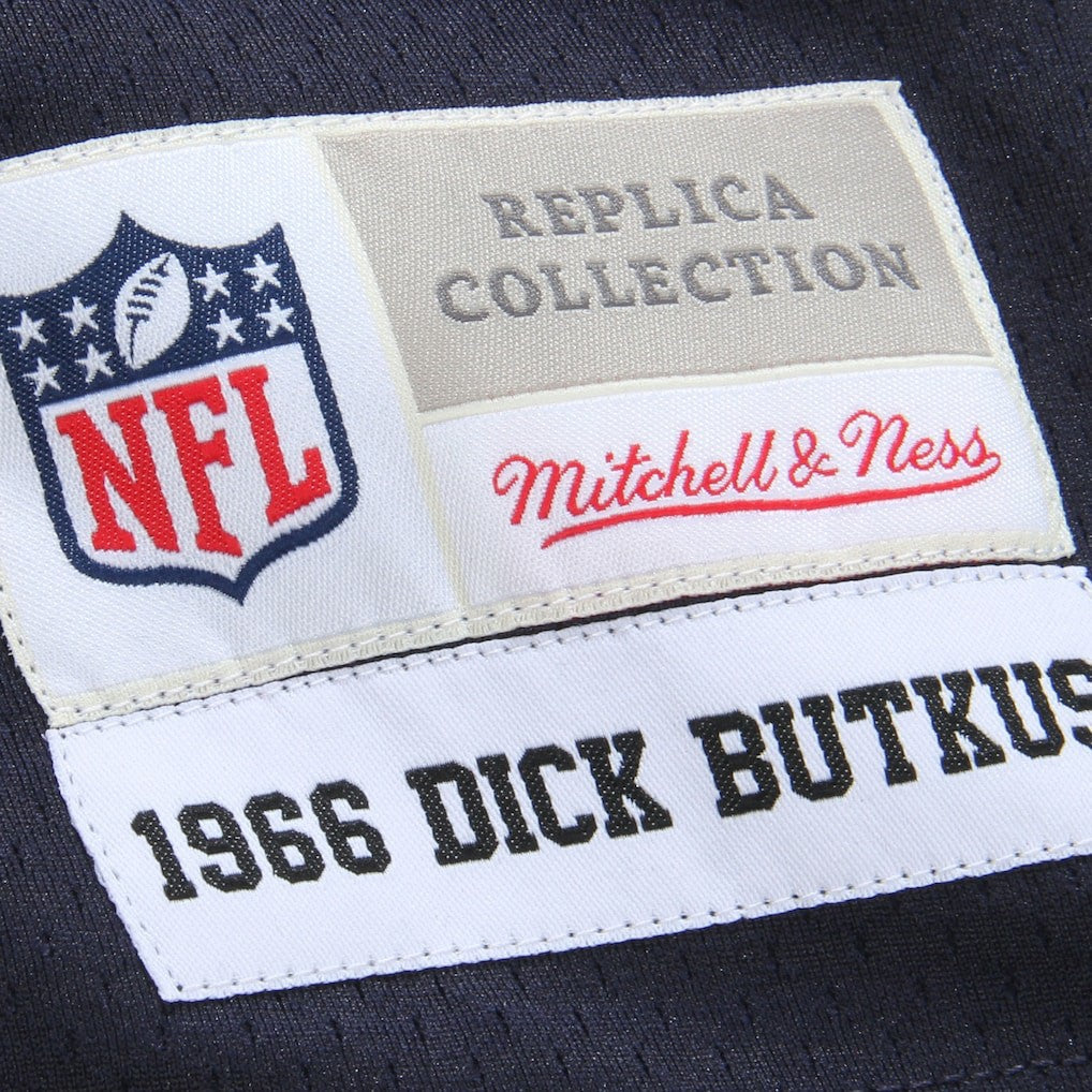 Dick Butkus Chicago Bears Retired Player Legacy Replica Jersey Navy